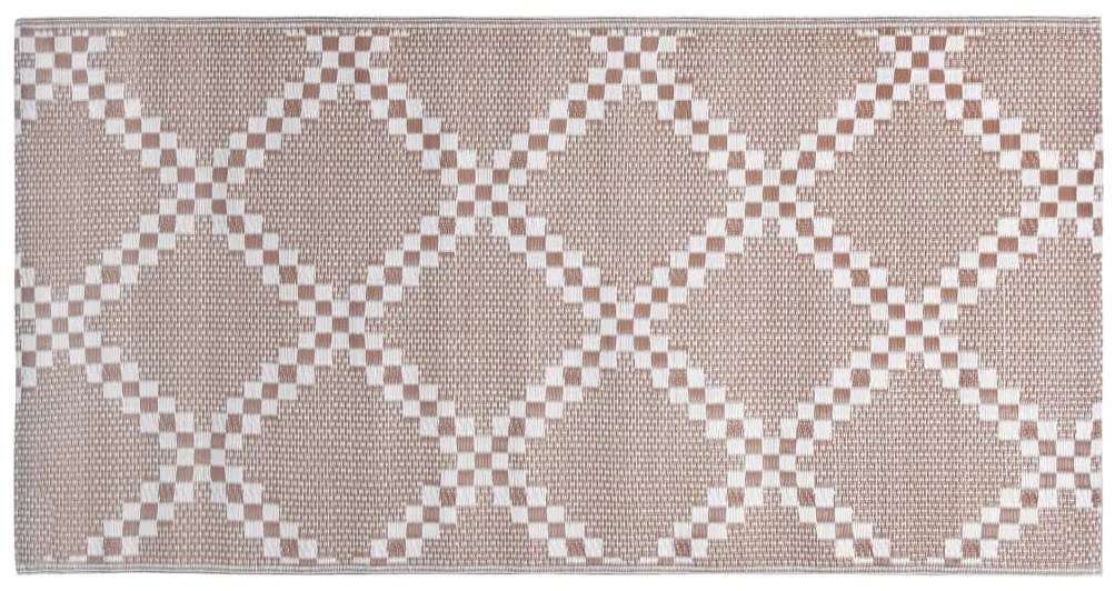 Tapete de exterior 80x150 cm ARAKIL PP castanho