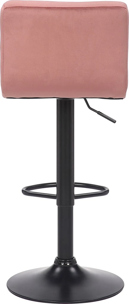 Conjunto de 2 bancos de bar Feni Velvet Rosa