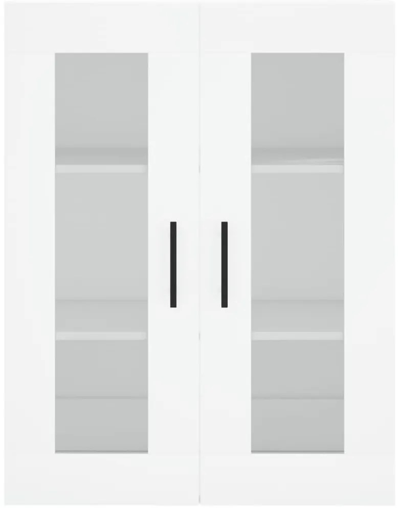 Móveis de parede 2 pcs derivados de madeira branco
