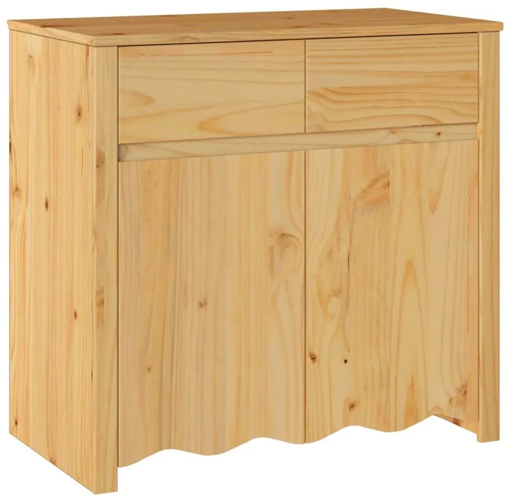 Sideboard vidaXL "DRAMMEN" 79x43x75,5 cm Madeira Sólida de Pinheiro
