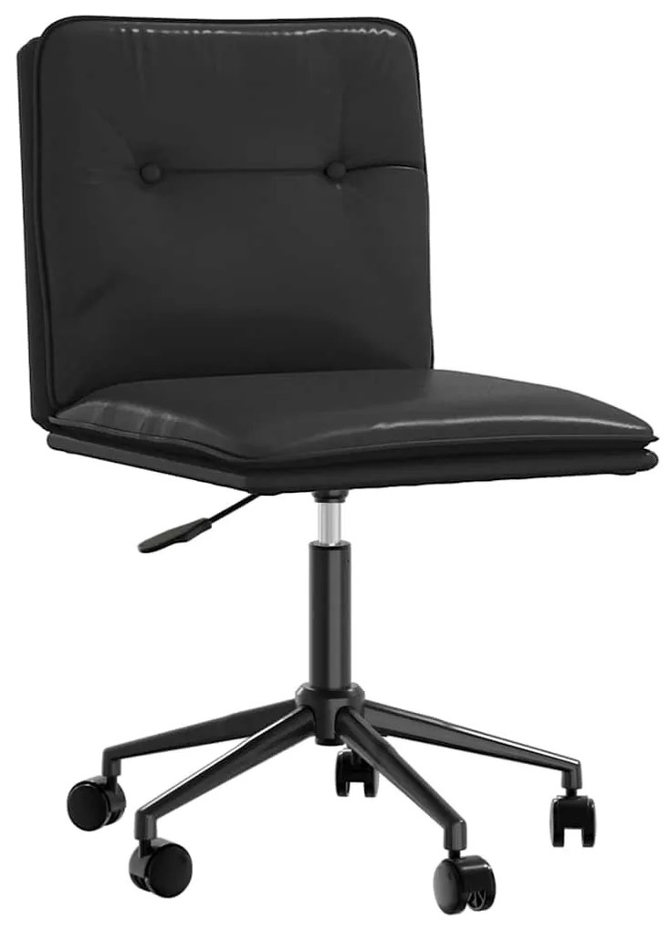 Cadeiras de jantar 2 pcs couro artificial preto