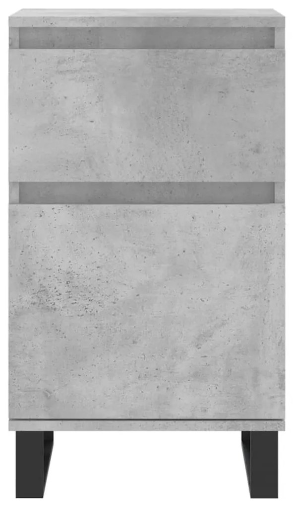 Aparador 40x35x70 cm derivados de madeira cinzento cimento