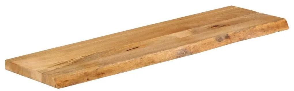 Tampo de mesa c/ borda viva 140x20x2,5 cm mangueira maciça