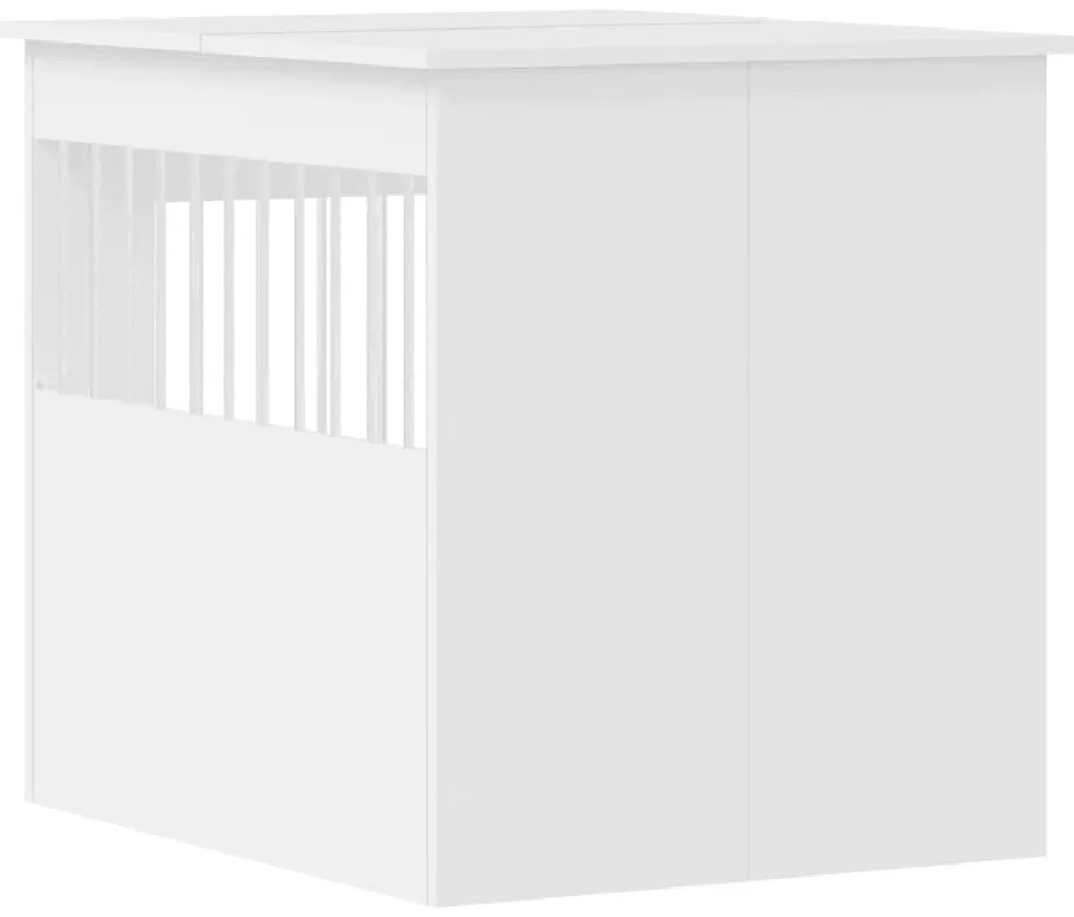 Móvel casota para cão 64,5x80x71 cm derivados de madeira branco