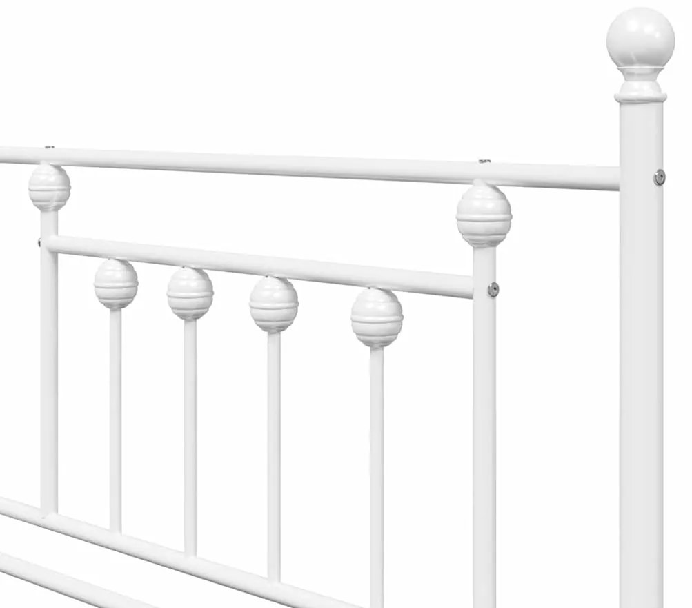 Estrutura de Cama Dia Branco 100x200 cm Aço