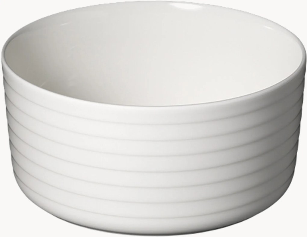 Taças em porcelana fine bone china Fine Dining Relief, conjunto de 6