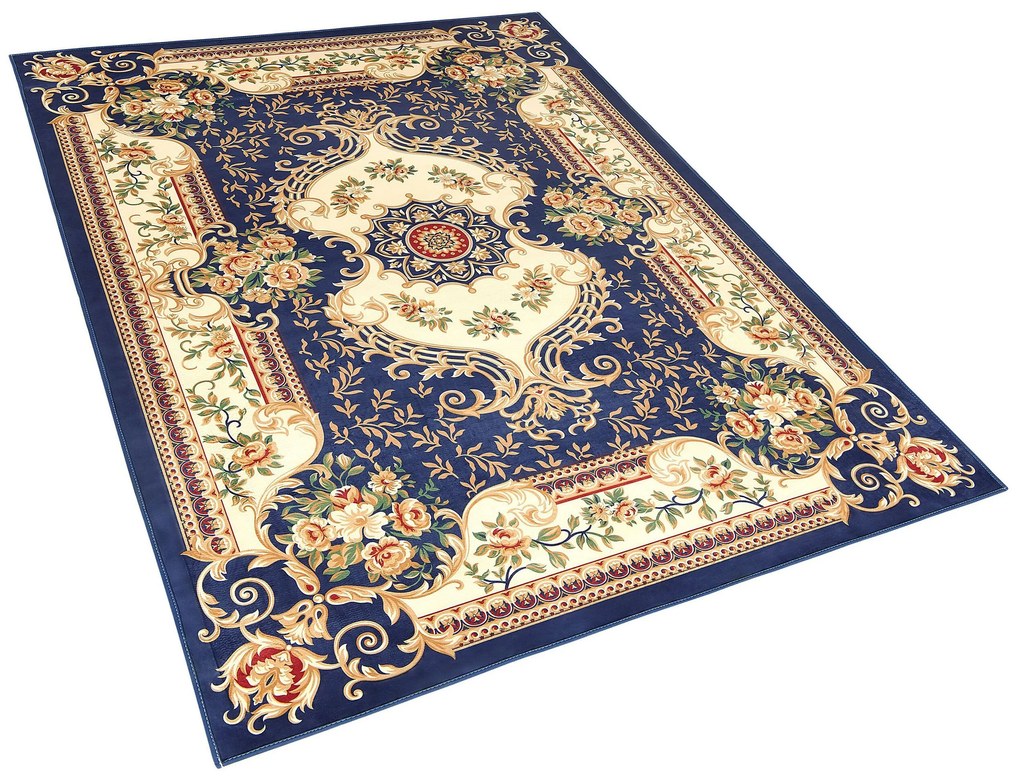 Tapete azul 160 x 230 cm GAZIANTEP Beliani