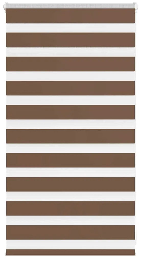 vidaXL Cortina de zebra 70x100 cm largura do tecido 65,9 cm poliéster