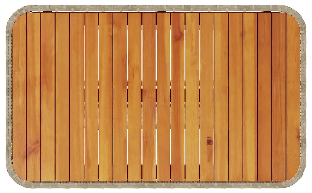 Conjunto de Jantar Jardim 3 Peças com Almofadas Bege em Rattan Sintéti