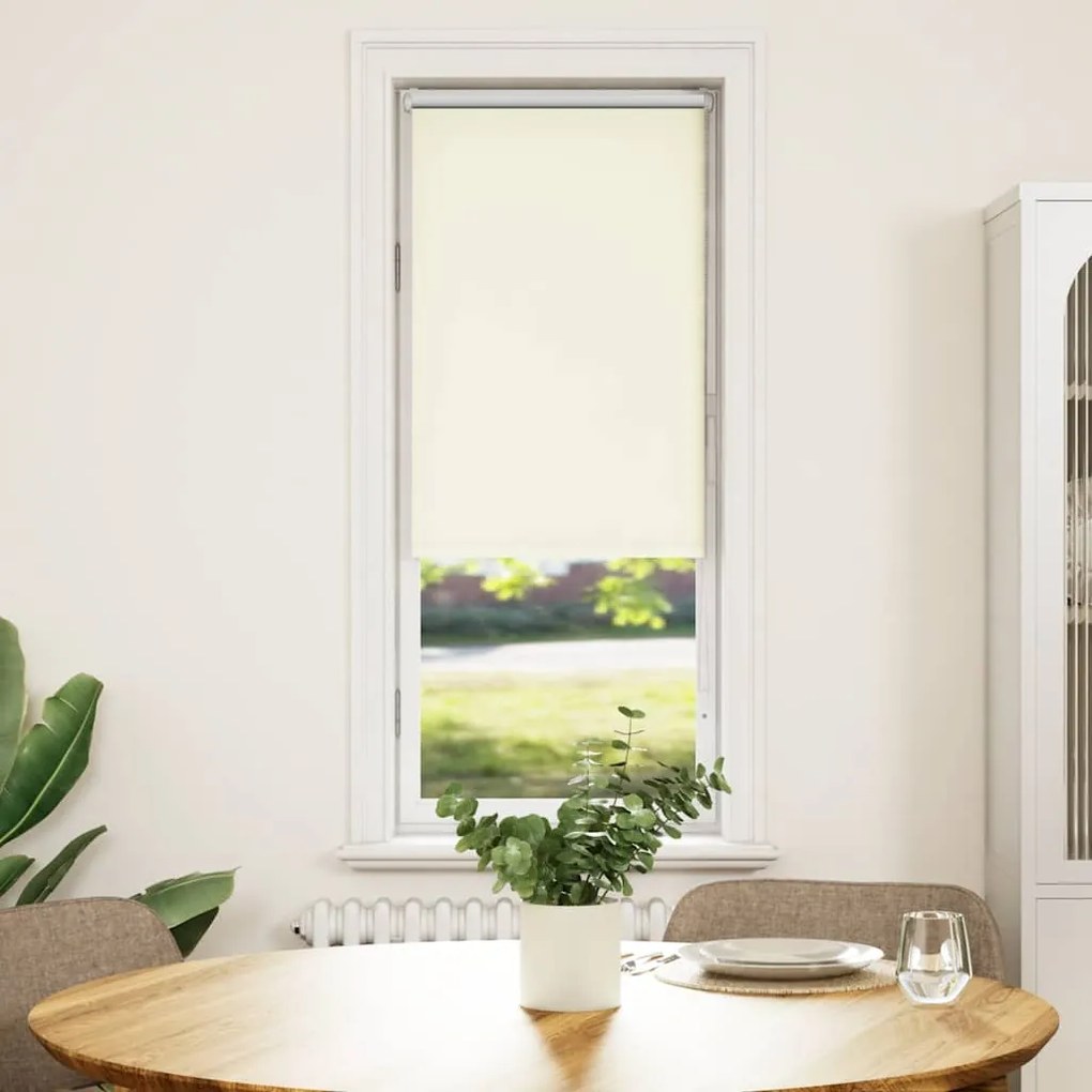 Persiana de enrolar 40x130 cm largura tecido 35,7 cm poliéster