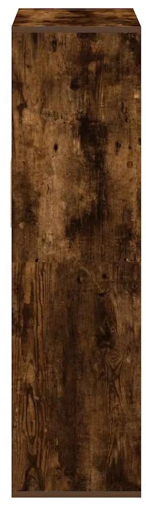Estante carvalho fumado 66x31x112 cm derivados de madeira