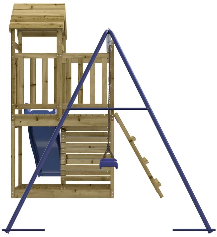 Conjunto de brincar para exterior madeira de pinho impregnada