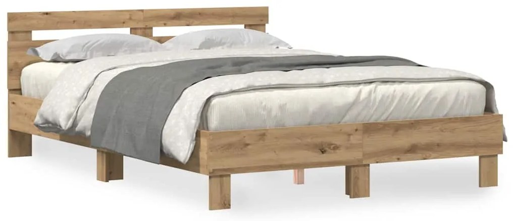 Estrutura de Cama de Carvalho Carvalho Artesanal