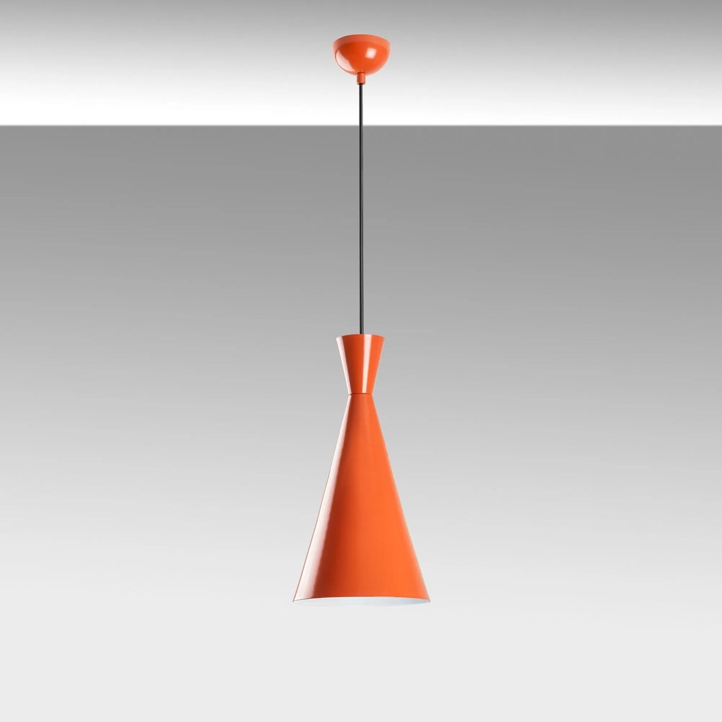Candeeiro Suspenso Tom – Laranja – Ø19 h:37 cm