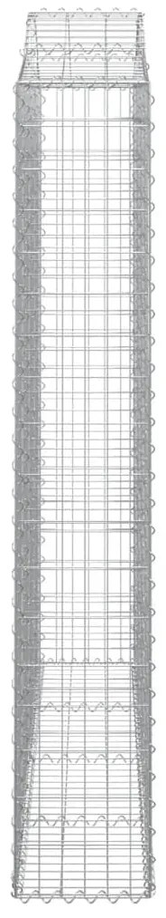 Cestos gabião arqueados 6pcs 200x30x180/200cm ferro galvanizado