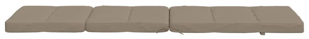 Almofadões cadeira terraço 2pcs tecido oxford cinza-acastanhado