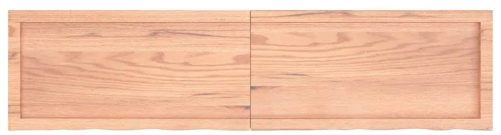 Prateleira de parede 160x40x(2-6) cm carvalho tratado castanho