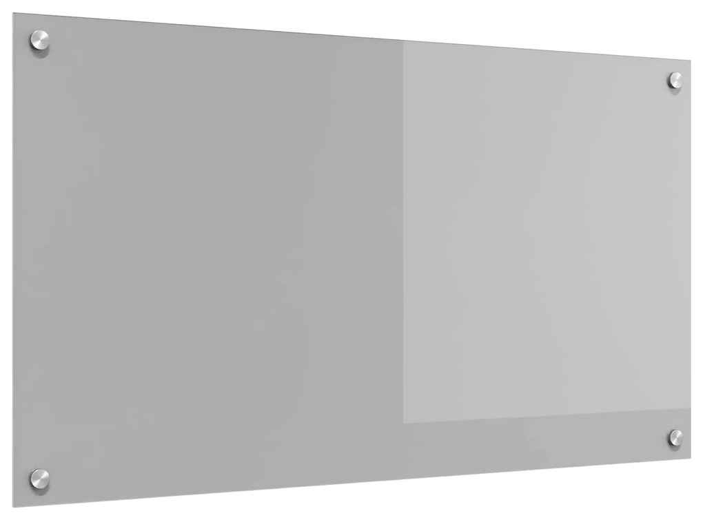 vidaXL Proteção de Cozinha Cinzento-claro 90 x 50 cm vidro temperado