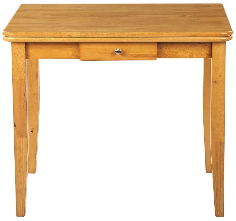 Mesa de jantar extensível castanho claro 90/120 x 60 cm MASELA Beliani