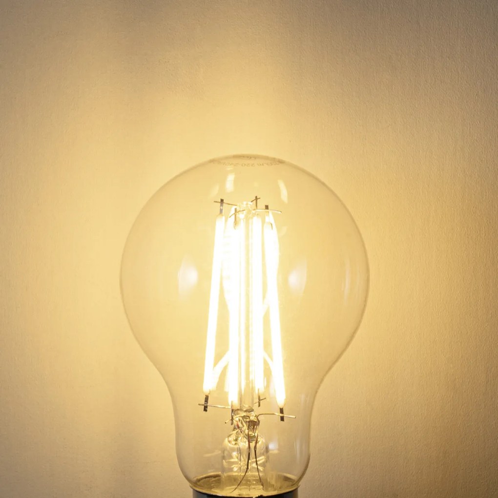 Conjunto de 5 Lâmpadas LED E27 Reguláveis A60 6W 500LM 3000K