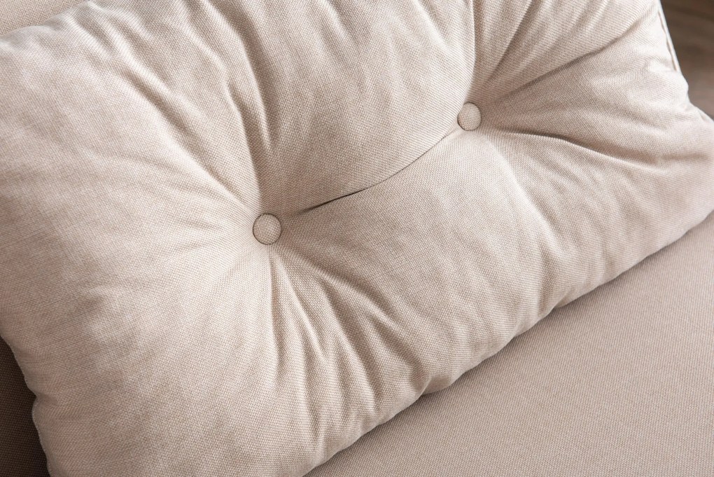 Sofá-Cama de 2 Lugares Sando – Creme – 175 cm x 133 cm