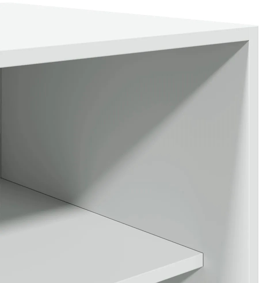 Roupeiro 80x50x200 cm derivados de madeira branco
