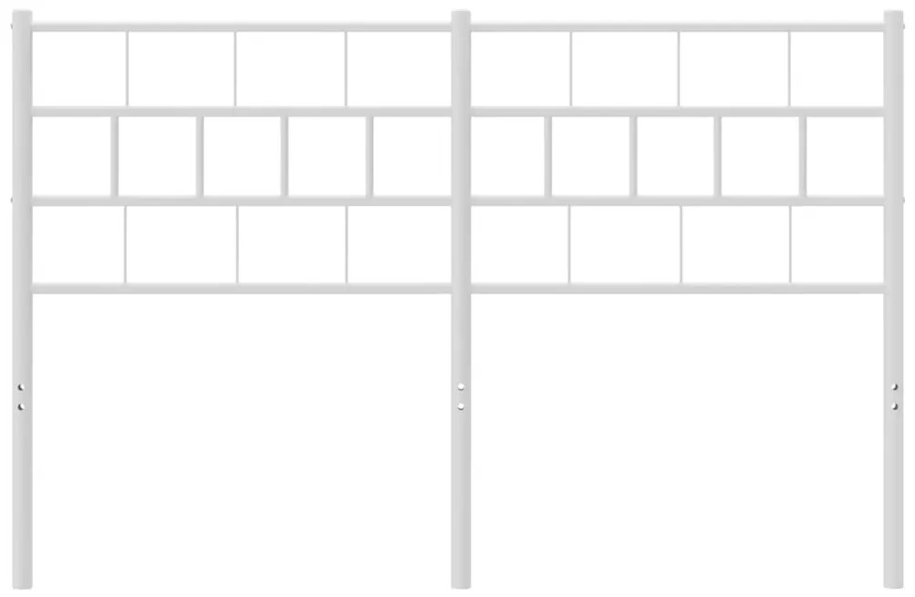 Cabeceira de cama 140 cm metal branco