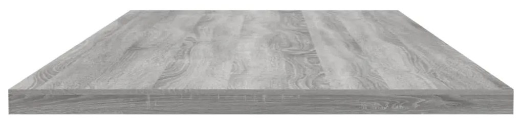 Prateleiras de parede 4pcs derivados de madeira cinzento sonoma