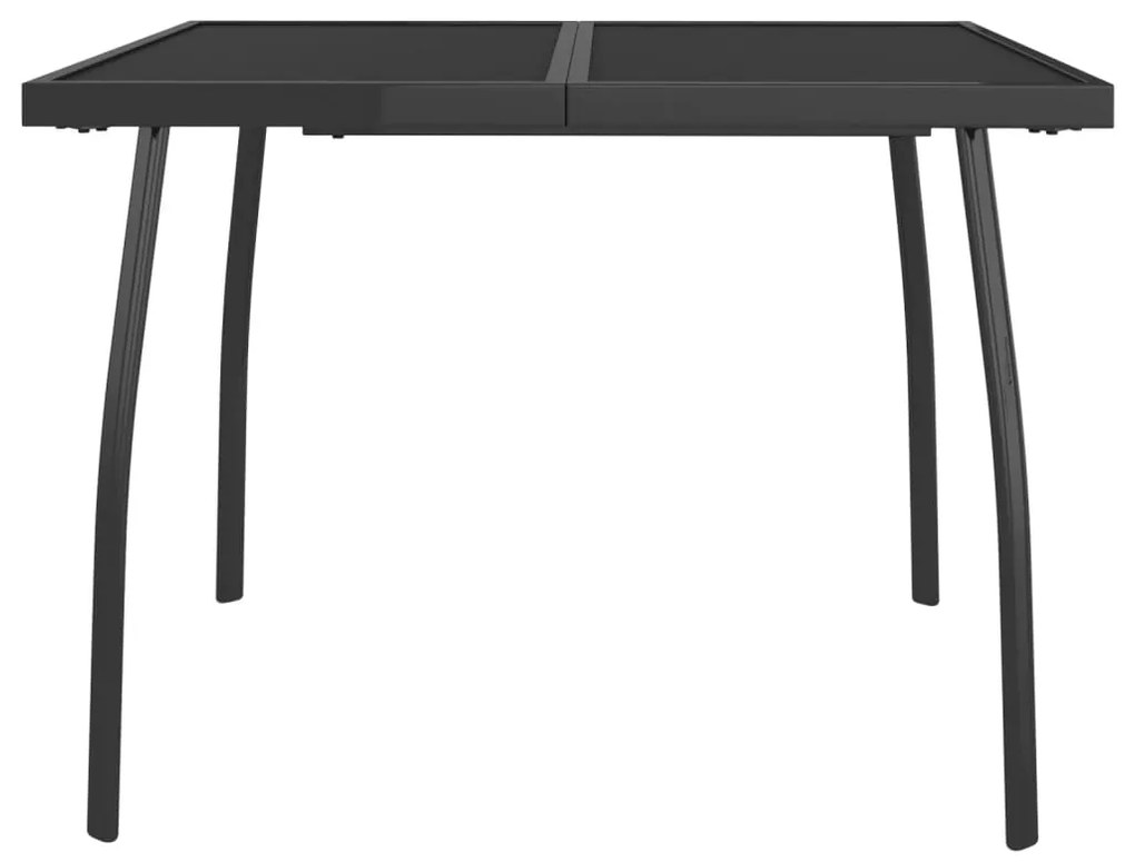 5 pcs conjunto de jantar para jardim rede de metal antracite