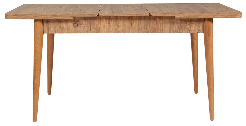 Conjunto de Mesa de Jantar Extensível Vina – Pinho Atlântico Antracite