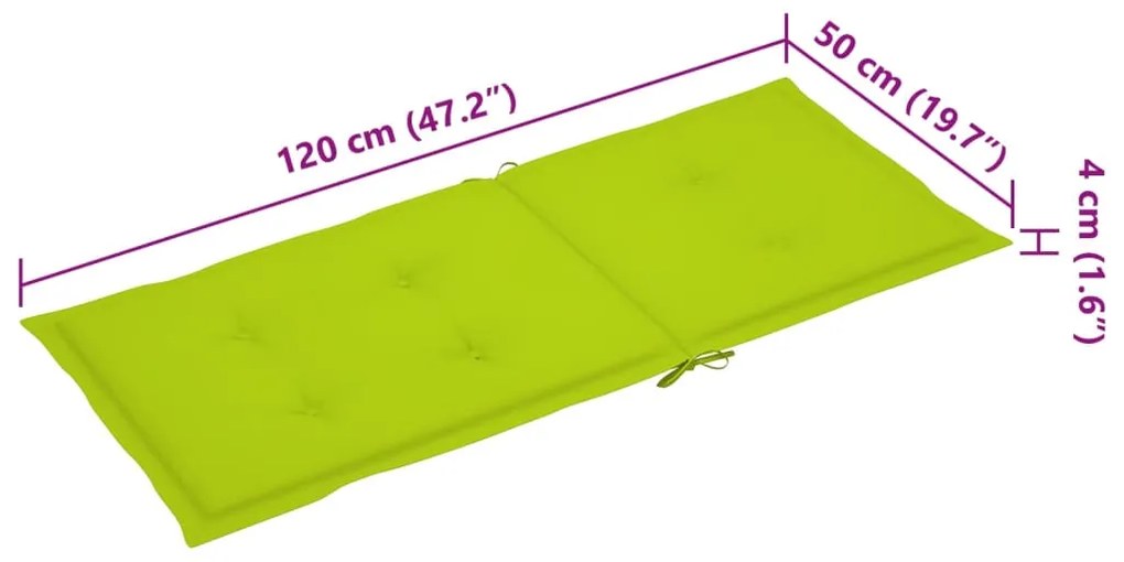 Cadeira de baloiço com almofadão bambu