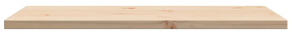 Tampo de mesa retangular 80x50x2,5 cm pinho maciço