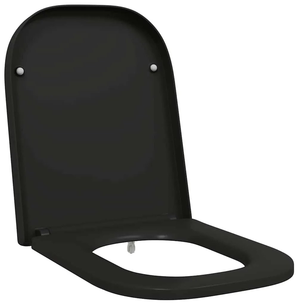 Assento de Vaso Sanitário com Fechamento Suave Duroplast Preto