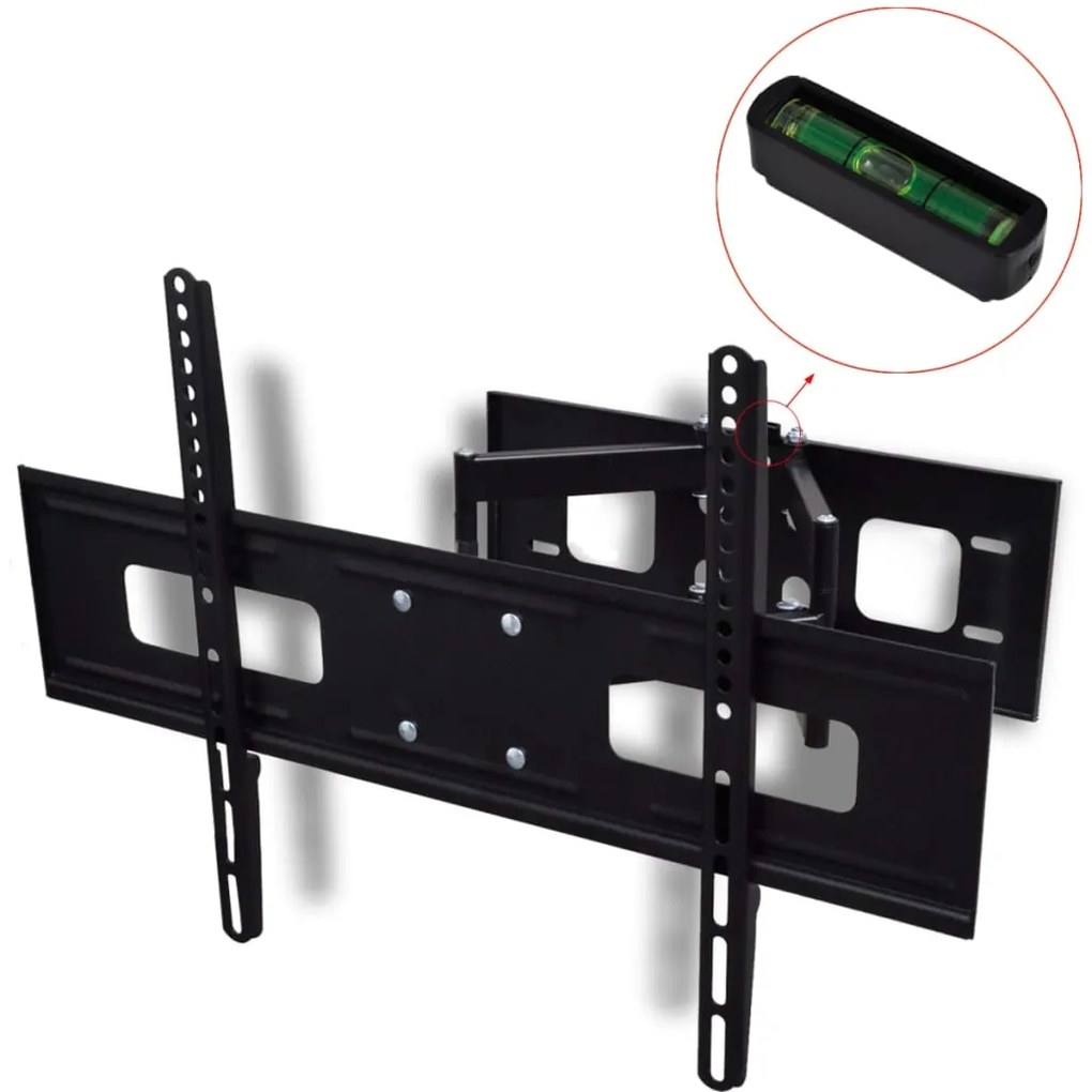 vidaXL Suporte TV parede 3D braço duplo inclinação rotação 600x400mm