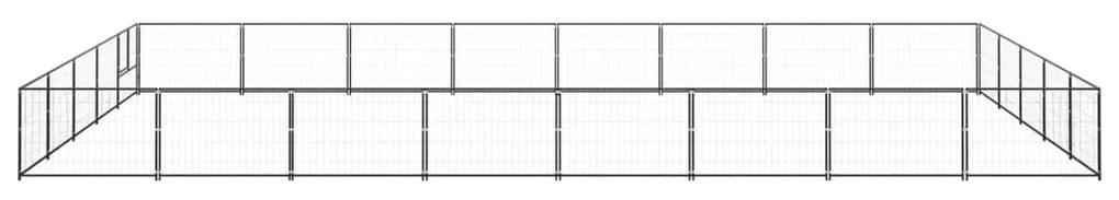 Canil para cães 40 m² aço preto