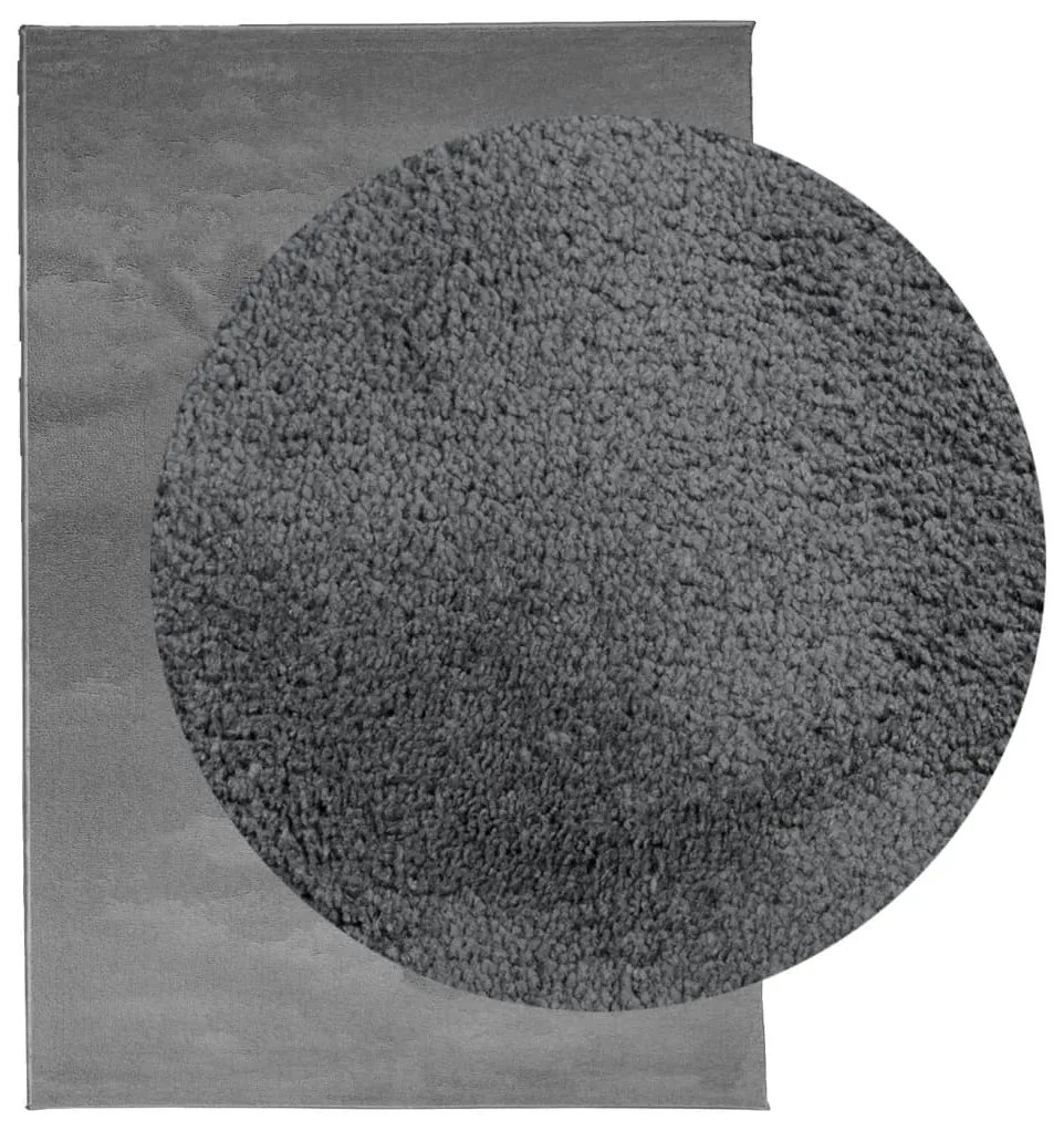 Tapete de pelo curto OVIEDO 120x170 cm antracite