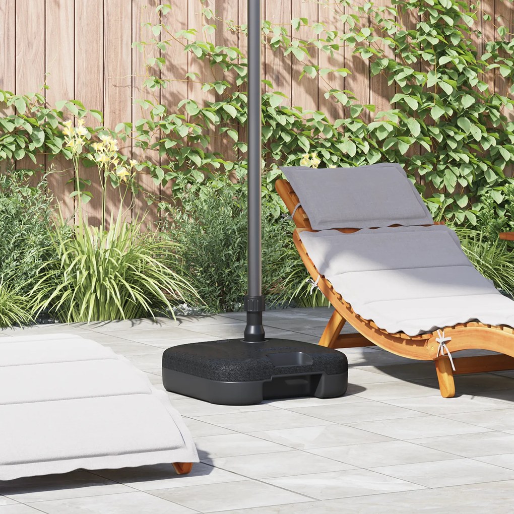 Base para Parasol de Exterior vidaXL com 28 kg de Areia ou 24 L de Água