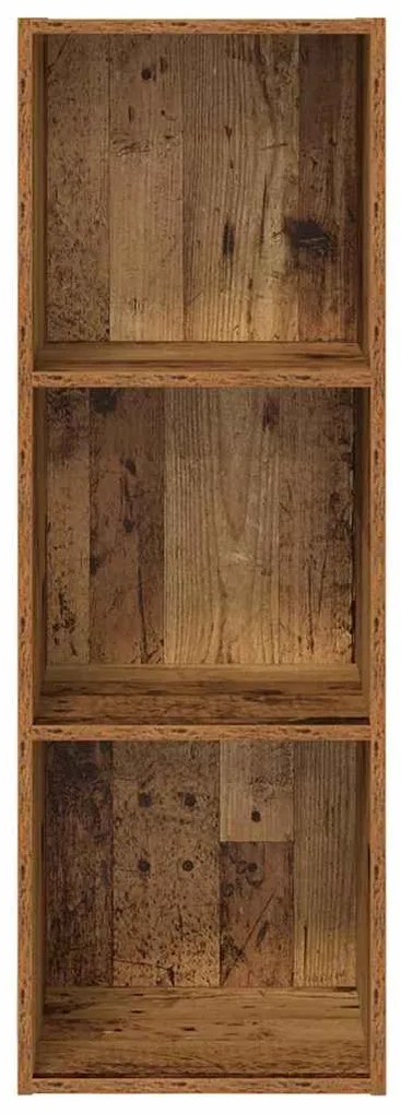 Gabinete para TV com prateleira Madeira antiga 37 x 37 x 107 cm