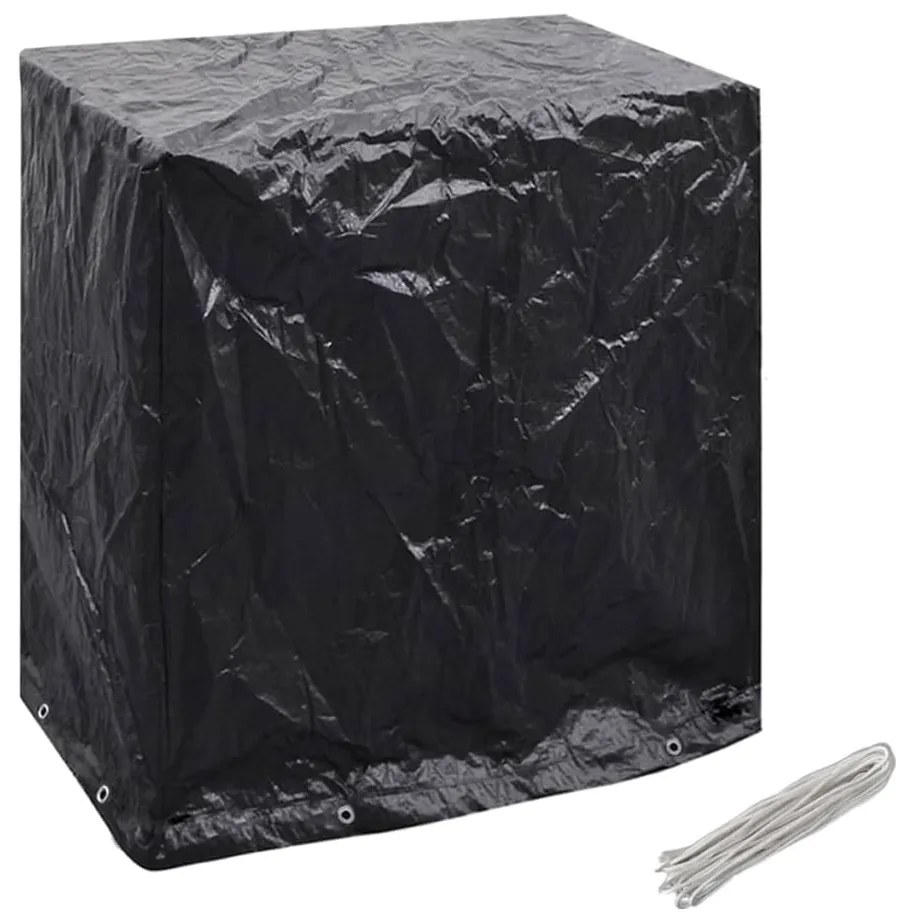 Capas mobiliário jardim 2 pcs mesa ténis 8 ilhós 160x55x182 cm