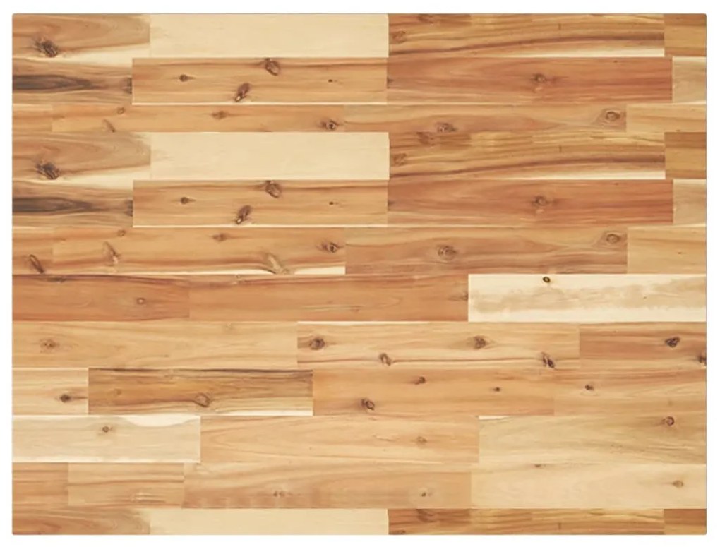 vidaXL Tampo p/ móvel de WC 100x60x2cm acácia maciça acabamento a óleo