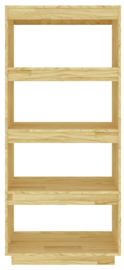 Estante/divisória 60x35x135 cm madeira de pinho maciça