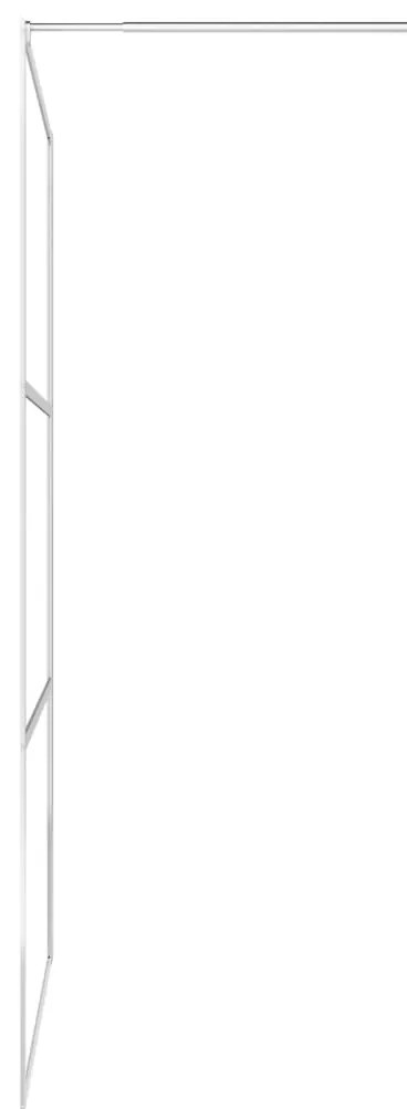 Divisória de chuveiro 100x195 cm vidro fosco ESG