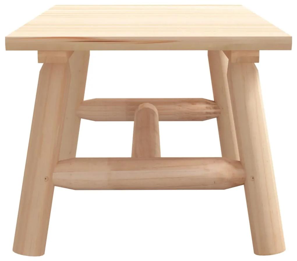 Mesa de centro 90x50x41 cm madeira de abeto maciça