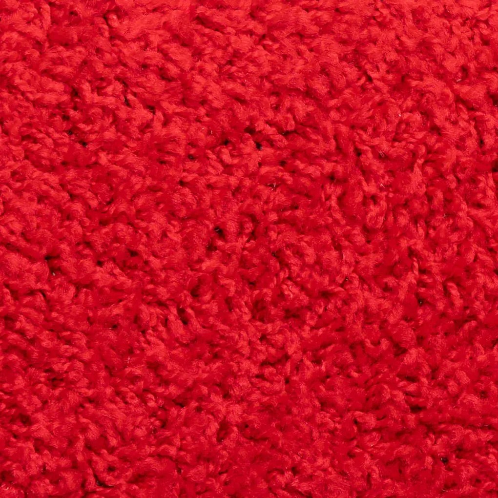 Tapetes de escada 30 pcs 56x17x3 cm vermelho