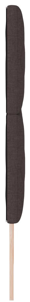 Cabeceira Design de Blocos de Diamante Castanho 180 cm Tecido
