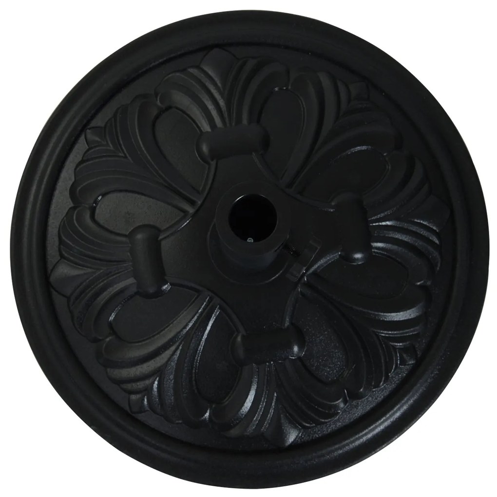 Base para Chapéu de Sol Peso 13 kg Base Chapéu de Sol Redondo de HDPE