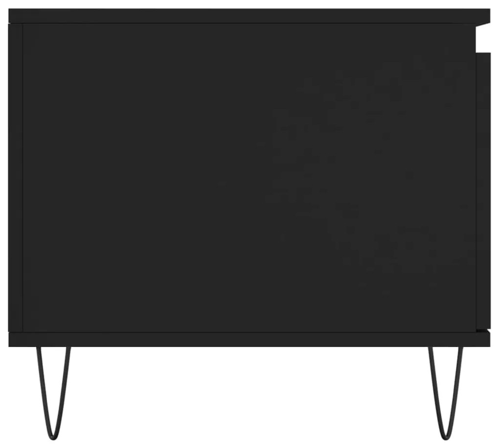 Mesa de centro 100x50x45 cm derivados de madeira preto
