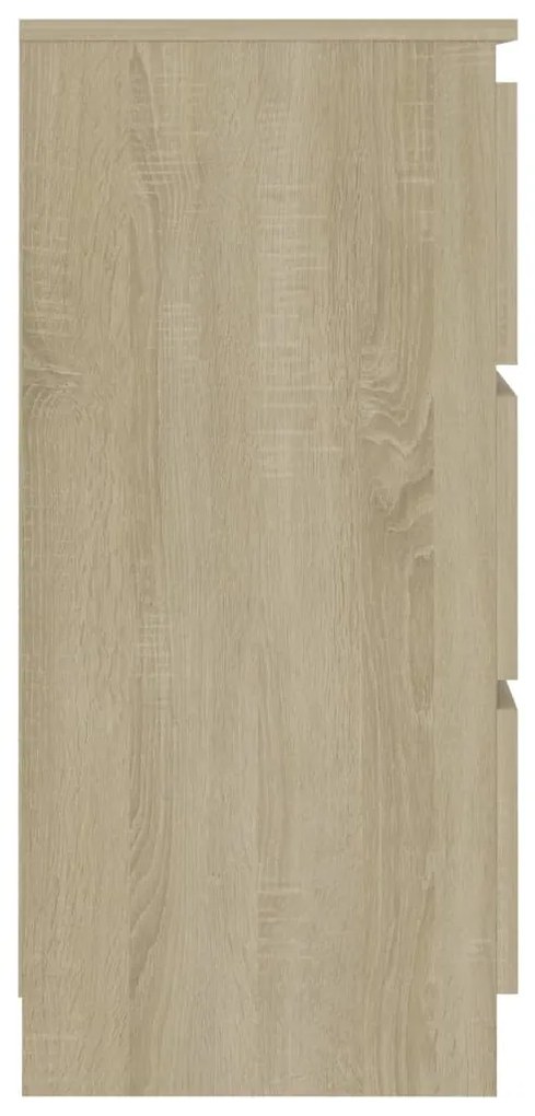 Aparador 60x35x76 cm derivados de madeira cor carvalho sonoma