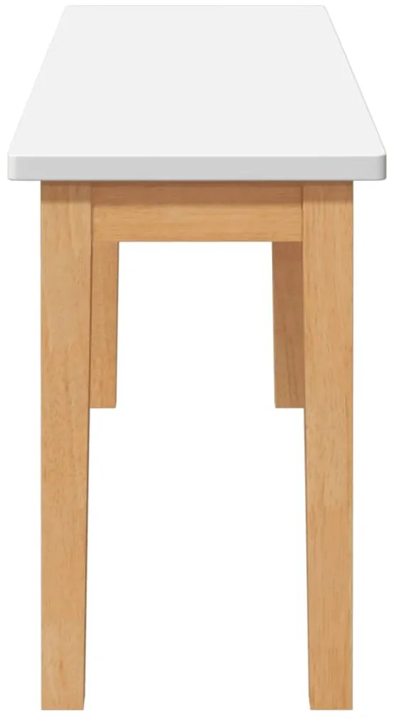 Banco 110 cm madeira seringueira maciça