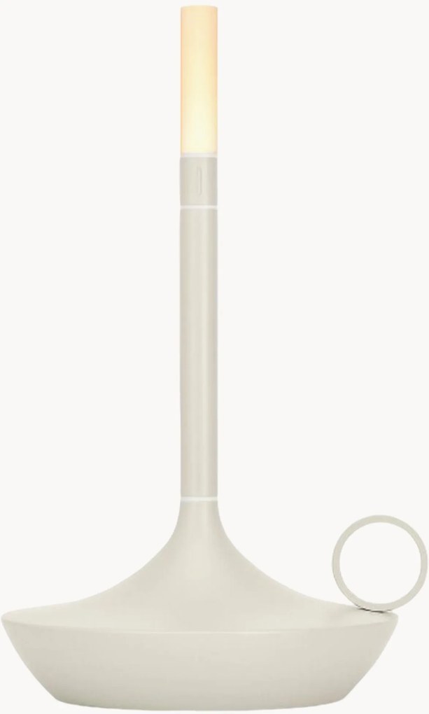 Candeeiro de mesa LED portátil e regulável Wick